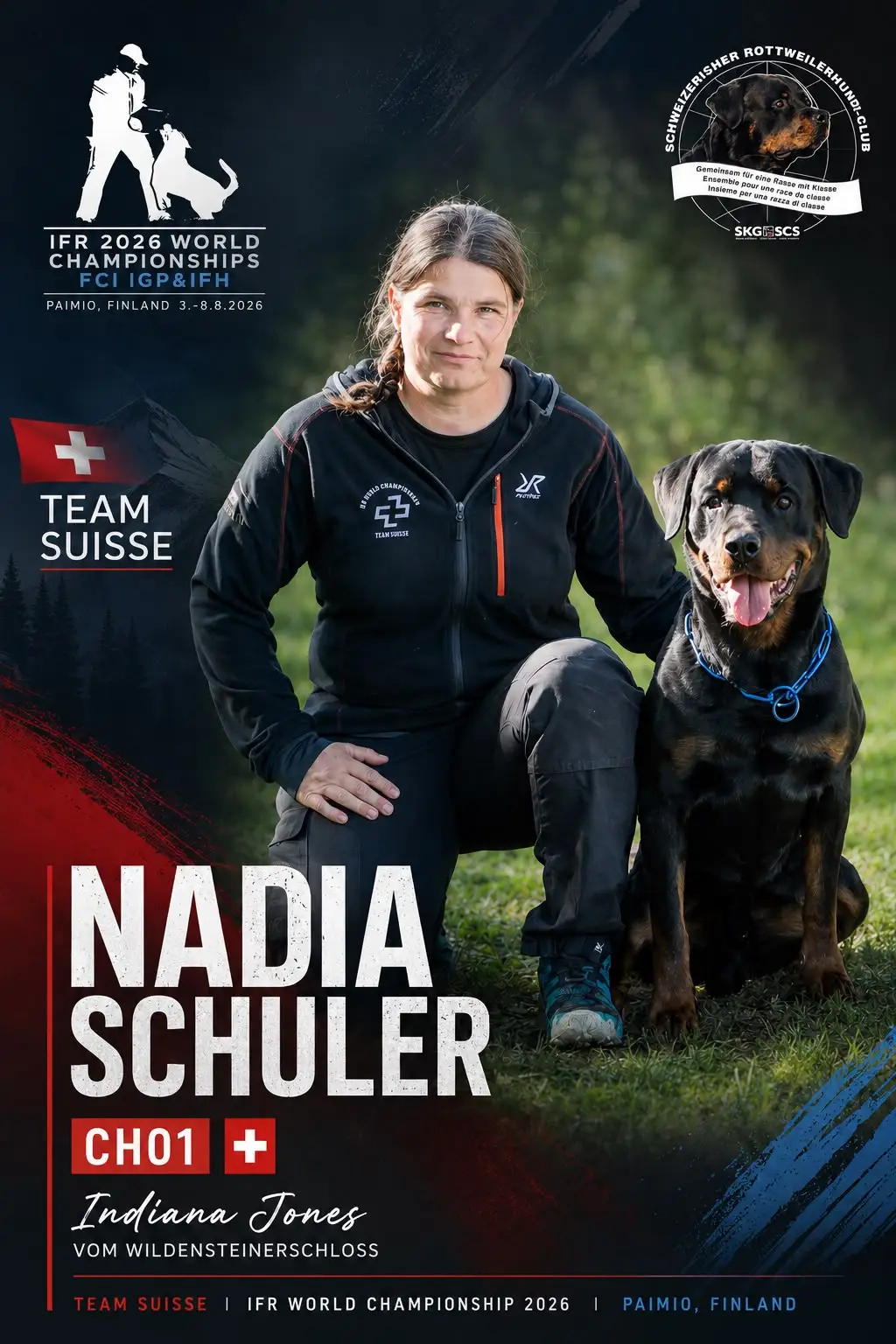 CH01 Nadia Schuler und Indiana Jones vom Wildensteiner Schloss