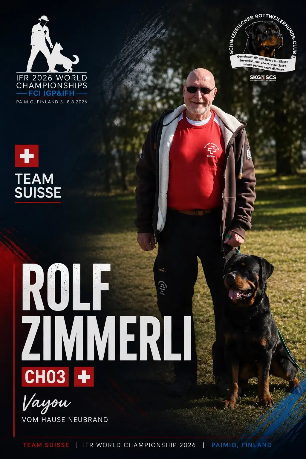 CH03 Rolf Zimmerli und Vayou vom Hause Neubrand